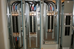 These four electrical panels were part of a commercial upgrade project near Detroit, MI.